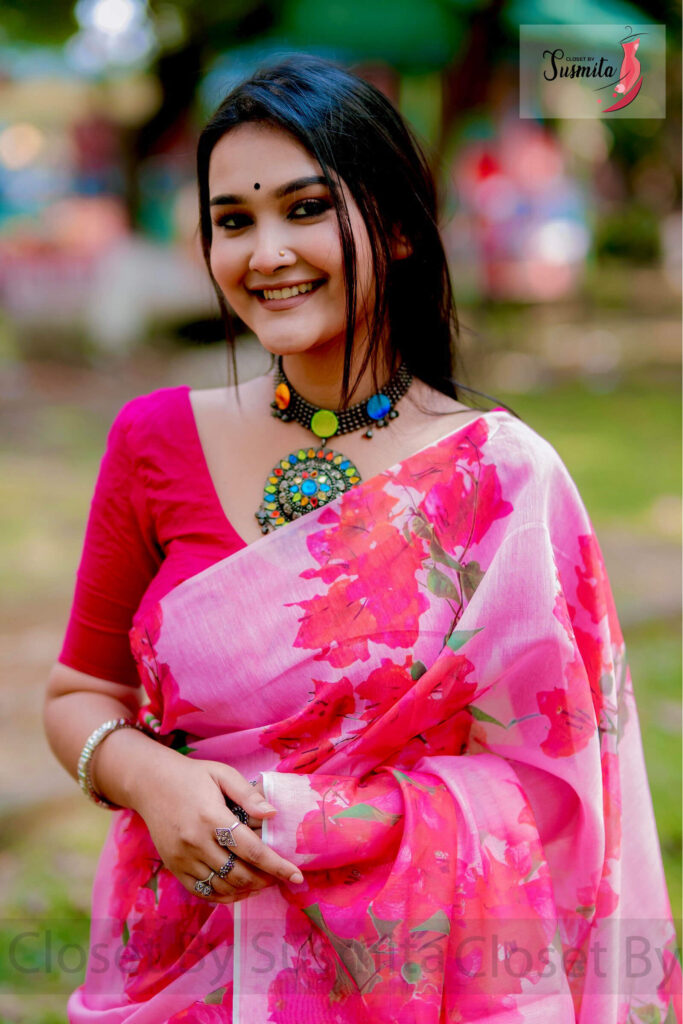 Bangladeshi pink saree – Closet By Susmita