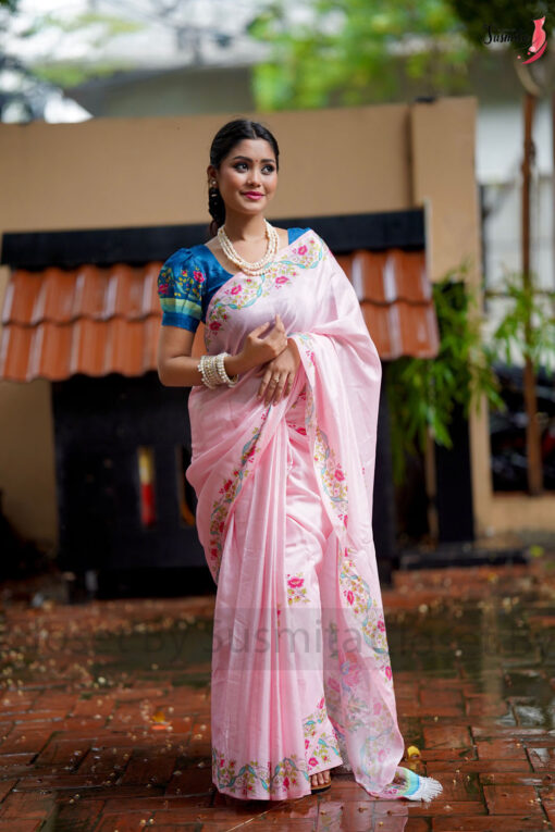 Mohona | Susmita Glossy Silk Saree - Image 3