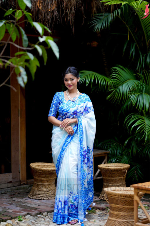 Mihi | Susmita Glossy Silk Saree