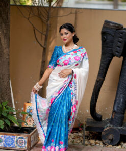 Meghla | Susmita Glossy Silk Saree
