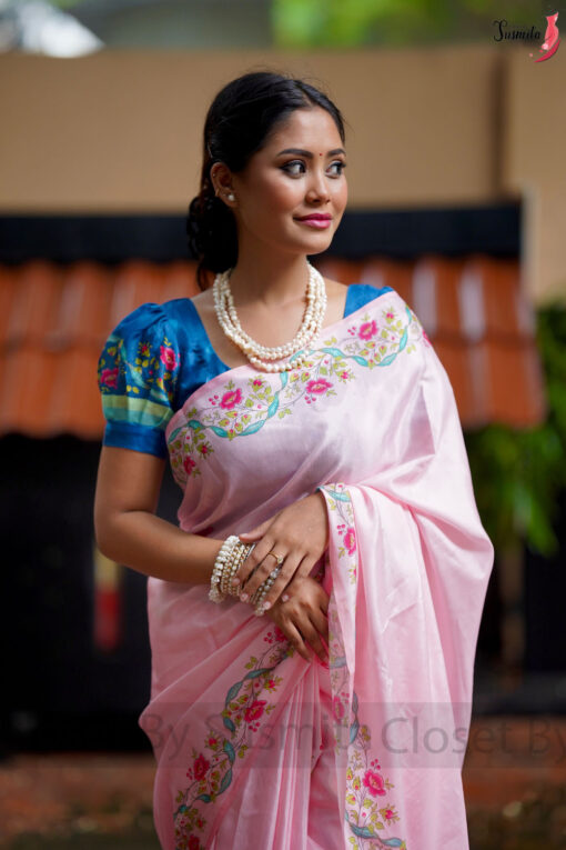 Mohona | Susmita Glossy Silk Saree - Image 2